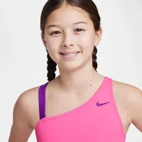 Nike Swim Big детские (Girls') Asymmetrical Monokini Pink
