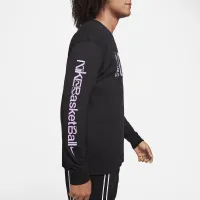 Nike Max90 чоловічі Long-Sleeve баскетбольні футболка колір чорний