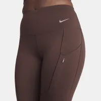 Nike Go женская Therma-FIT С высокой Талией 7/8 лосины с карманамицвет коричневый