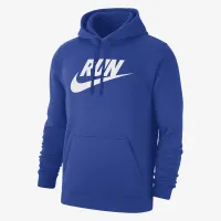 Nike Club Fleece мужские Running Pullover Толстовка с капюшоном синий