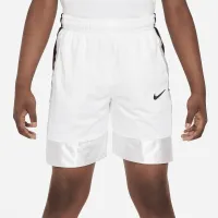 Nike Dri-FIT Elite 23 Big детские (для мальчиков) баскетбольные шорты (Extended Size) цвет белый