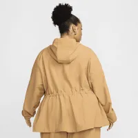 Nike Sportswear Everything Wovens жіноча оверсайз Hooded Куртка (великі розміри) колір коричневий
