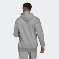 Кофта/футболка adidas Essentials Feelvivid хлопковыеFleece Drop Shoulder Толстовка с капюшоном HK2830 - Серая