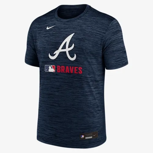 Atlanta Braves Authentic Collection Velocity мужские Nike Dri-FIT MLB футболка синий
