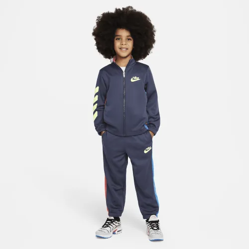 Nike Dri-FIT Colorblocked Little детские 2-Piece Full-Zip набор синий