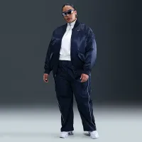 Nike Sportswear женская Therma-FIT Reversible Bomber Куртка (большие размеры) синий