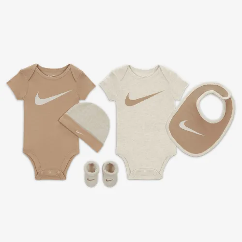 Nike Baby Essentials Baby (0-9M) 5-Piece Boxed Gift комплект колір коричневий