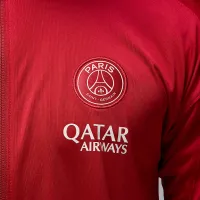 Nike Paris Saint-Germain Strike Fourth мужские Jordan Dri-FIT Soccer Knit Tracksuit цвет красный