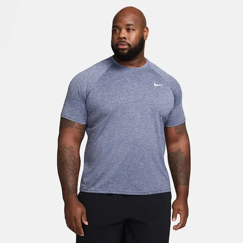 Nike Swim мужские Short-Sleeve Hydroguard (Extended Size) синий