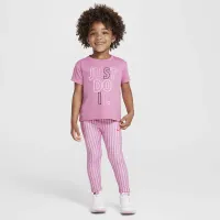 Nike Dri-FIT One Toddler Printed Tights Pink