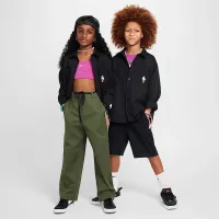 Nike SB Big дитячі Long-Sleeve Top колір чорний