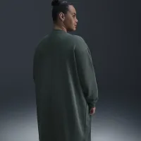 Nike Sportswear Phoenix Fleece женская оверсайз Long Cardigan (большие размеры) цвет зеленый