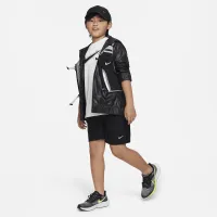 Nike Multi Big детские (для мальчиков) Dri-FIT Graphic тренировочные Top цвет белый