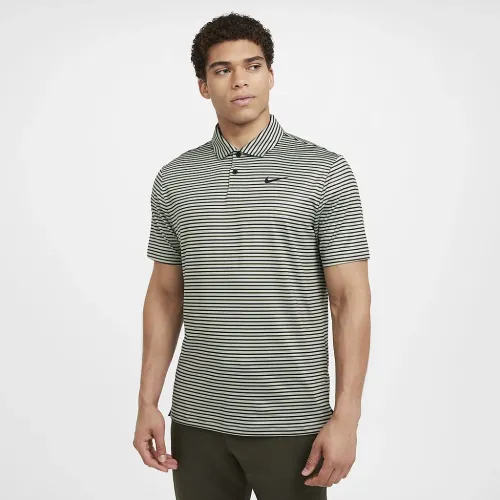 Nike Tour чоловічі Dri-FIT Striped для гольфу Polo колір зелений