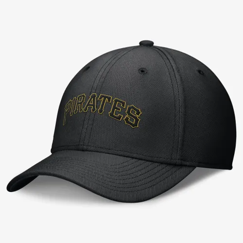 Pittsburgh Pirates Everколір зелений Swoosh чоловічі Nike Dri-FIT MLB Hat колір чорний