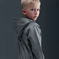 Nike Little дитячі Paneled Windbreaker колір сірий