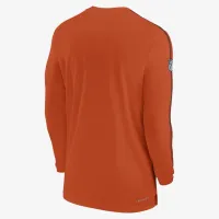 Cincinnati Bengals Sideline Coach мужские Nike Dri-FIT NFL Long-Sleeve Top Orange