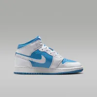 Nike Air Jordan 1 Mid SE Big дитячі Кросівки колір білий