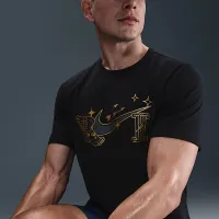 Nike чоловічі Dri-FIT Running футболка колір чорний