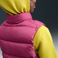 Nike Sportswear All Day Play Big детские Therma-FIT Loose-Fit Puffer Vest цвет фиолетовый