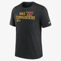 Washington Commanders Overlap Lockup мужские Nike NFL футболка цвет черный