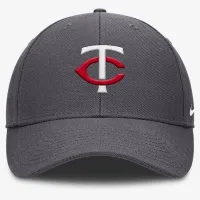 Minnesota Twins Club чоловічі Nike Dri-FIT MLB Adjustable Hat колір сірий