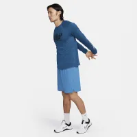 Nike чоловічі Dri-FIT Fleece Fitness Crew-Neck Top блакитний