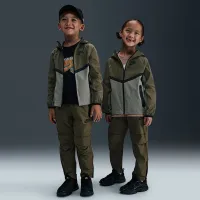 Nike Dri-FIT Little детские 2-Piece Full-Zip Tech Woven набор цвет зеленый