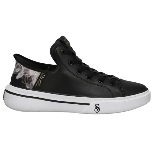 Кросівки Чоловічі Skechers x Snoop Dogg: Premium Leather Slip-ins Snoop One – OG (251016-BKW)