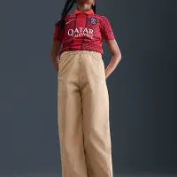 Nike Sportswear Big детские (Girls') Woven Wide-Leg Pants цвет коричневый