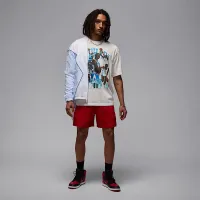 Nike Jordan Flight Essentials мужские Graphic футболка цвет белый