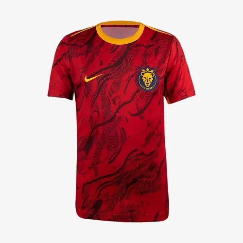 Utah Royals FC 2025 Big дитячі Nike NWSL Short-Sleeve Pre-Match Top колір червоний