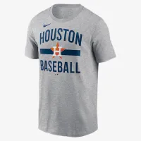 Houston Astros Arched чоловічі Nike MLB футболка колір сірий