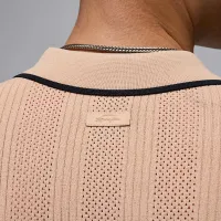 Nike Jordan Sport чоловічі Short-Sleeve для гольфу Sweater Top колір коричневий