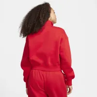 Nike Sportswear Phoenix Fleece жіноча 1/2-Zip Cropped Sweatshirt Red