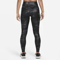 Nike One женская Mid-Rise Camo лосины цвет серый
