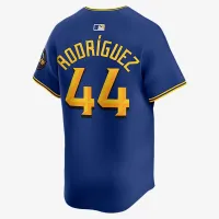 Julio Rodríguez Seattle Mariners City Connect чоловічі Nike Dri-FIT ADV MLB Limited Jersey блакитний