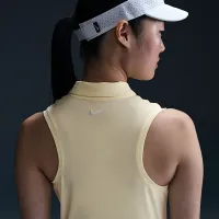Nike Victory женская Dri-FIT Sleeveless Polo цвет коричневый