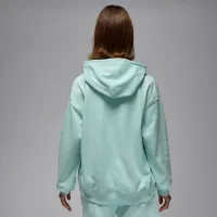 Nike Jordan Brooklyn Fleece жіноча Pullover Толстовка з капюшоном колір зелений