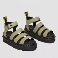 Сандалі Dr Martens Blaire Pisa Leather Strap Platform 30706358 - Зелені