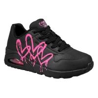 Кросівки Жіночі Skechers UNO DRIPPING IN LOVE (177980-BKPK)