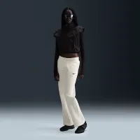 Nike Sportswear Phoenix Fleece женская Mid-Rise Open-Hem Pants цвет белый