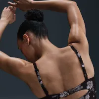 Nike Swim женская V-Neck Midkini цвет черный