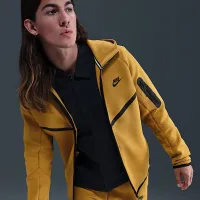 Nike Tech чоловічі Fleece Windrunner Full-Zip Куртка колір коричневий