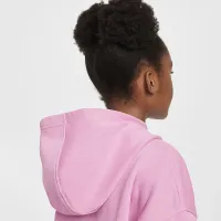 Nike Sportswear Club Fleece Big детские оверсайз Pullover Толстовка с капюшоном Pink
