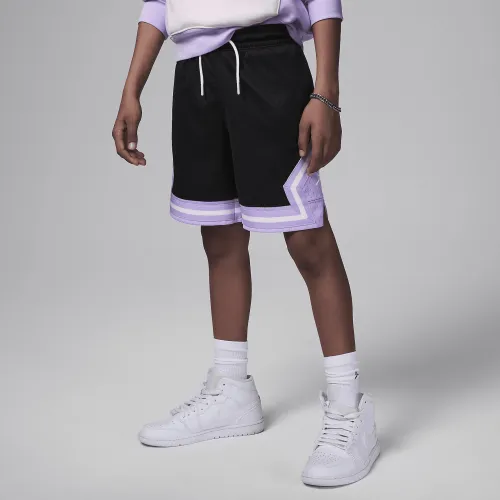 Nike Jordan Air Big дитячі Dri-FIT Diamond шорти колір фіолетовий
