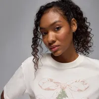 Nike Jordan Brooklyn женская футболка цвет белый