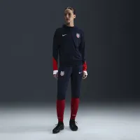 USMNT Strike жіноча Nike Dri-FIT Soccer Hooded Track Куртка блакитний