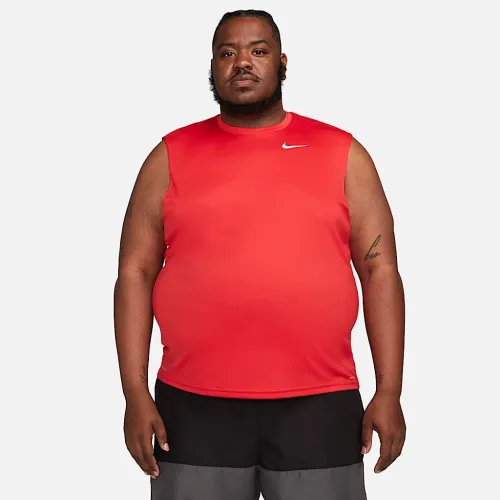 Nike Dri-FIT мужские Sleeveless Swim Hydroguard (Extended Size) цвет красный