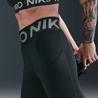 Nike Pro Sculpt жіноча З високою талією 7/8 лосіни з кишенямиколір зелений